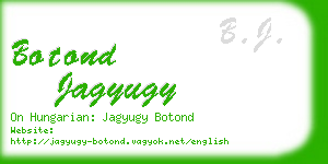 botond jagyugy business card
